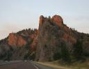 Mountain highway - HWY 90, Eastern Wyoming