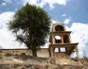 Mexican Pine, old village church, Sierra Madres Mountains, Mexico